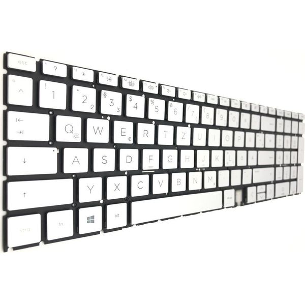 Deutsche - Tastiera Tastiera Argento Compatibile Per Hp Envy 17-Bw0200-image