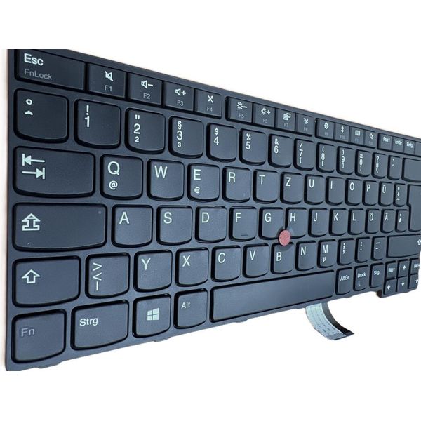 Tastiera Tedesca Nera Con Trackpoint Per Lenovo Thinkpad E470 20H2S00700-image