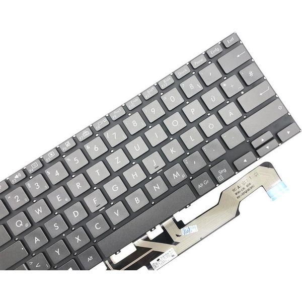 Tedesco - Tastiera Tastiera Nera Compatibile Per Hp Zenbook Flip 13 UX362FA-EL288R-image