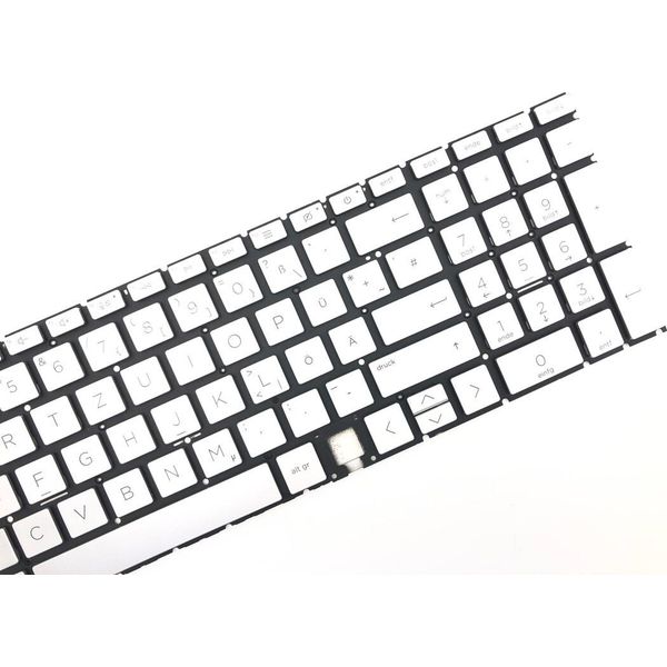 Deutsche - Tastiera Tastiera Argento Compatibile Per Hp Envy 17-S000-image