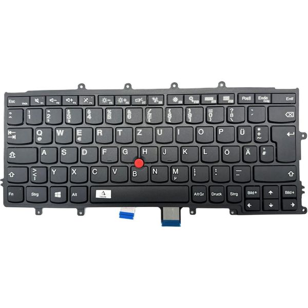 Tedesco - Tastiera Con Trackpoint Compatibile Per Lenovo Thinkpad X250 (20CM001RGE)-image