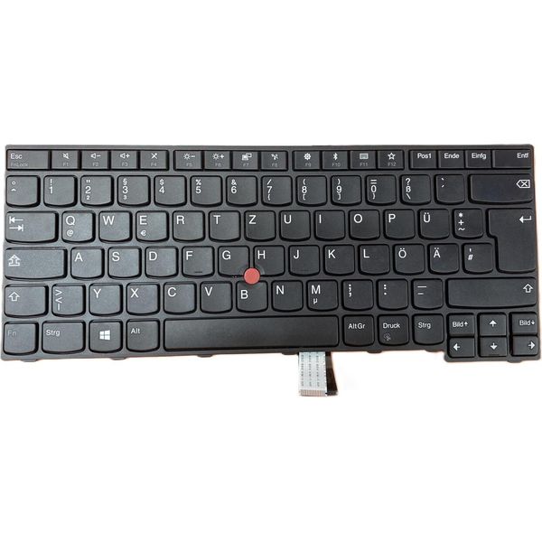 Tedesco - Tastiera Con Trackpoint Compatibile Per Lenovo Ibm Thinkpad Edge E470 (20H2S00500)-image