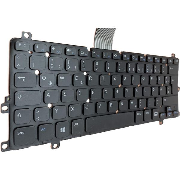 Nero - Tastiera Tedesca Senza Cornice Compatibile Per Dell Inspiron 11 (3138), 11 (316)-image