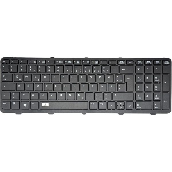 Tastiera Tedesca Senza Cornice Per Hp Probook 455 G2 (G6V95EA), 470 G2 (G6W71EA)-image