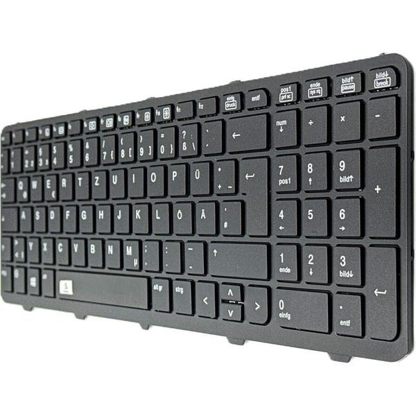 Tastiera Tedesca Senza Cornice Per Hp Probook 455 G2 (G6W45EA), 470 G2 (J8K42PA)-image