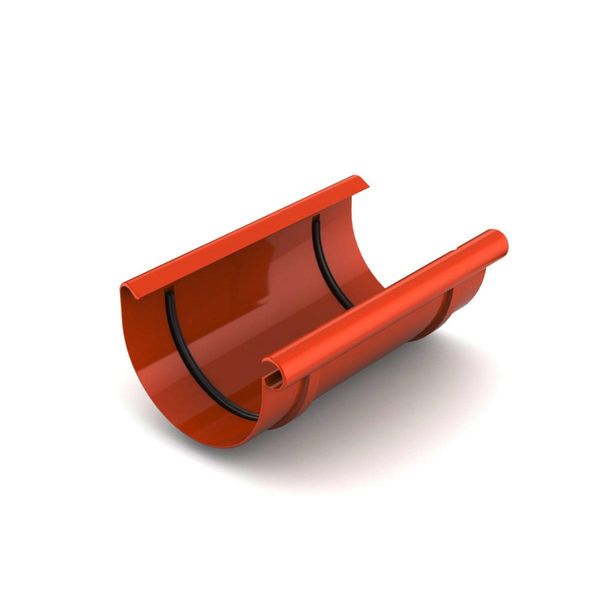 Bryza Raccordo Per Grondaia In Plastica Ø 125 Mm, Rosso Mattone Ral 8004-image