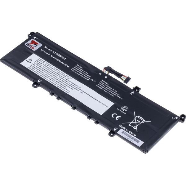 Batteria T6 Power Per Laptop Lenovo, Numero Di Parte L19M4PDD, Li-Poly, 15,44 V, 3627 Mah (56 Wh), Nero-image