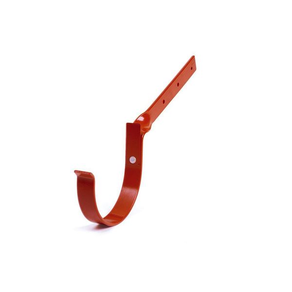 Bryza Gancio Snodato Per Grondaia In Metallo Ø 125 Mm, Rosso Mattone Ral 8004-image