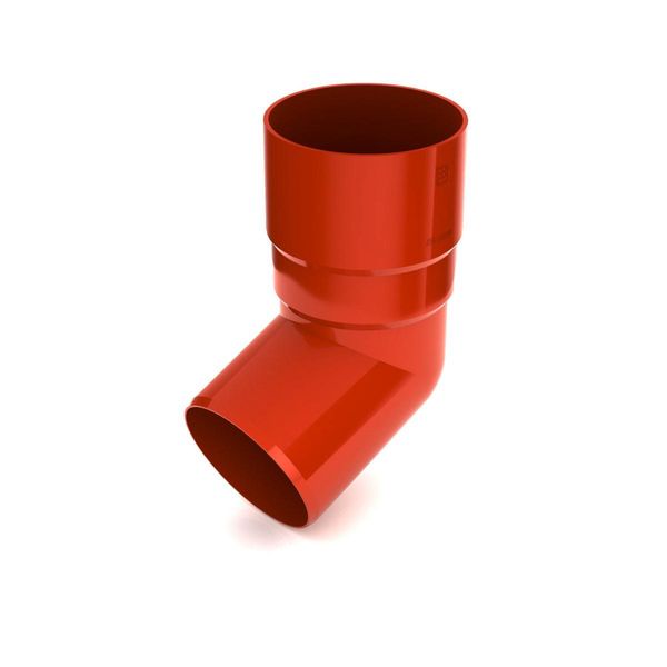 Bryza 67° Gomito In Plastica Ø 63 Mm, Rosso Mattone Ral 8004-image