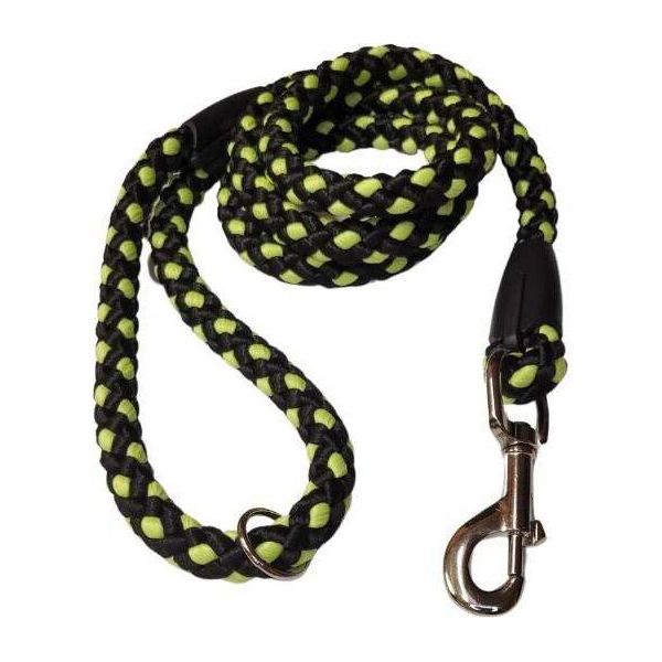 Guinzaglio Per Cani Palkar 150 Cm X 8 Mm Nero-Fosforo-image