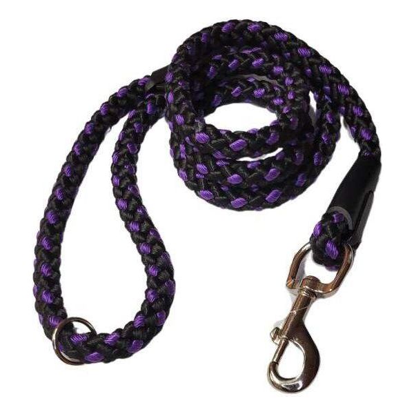 Guinzaglio Per Cani Palkar 150 Cm X 10 Mm Nero-Viola-image