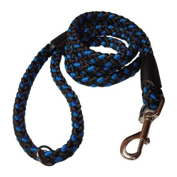 Guinzaglio Per Cani Palkar 150 Cm X 8 Mm Nero-Blu-image
