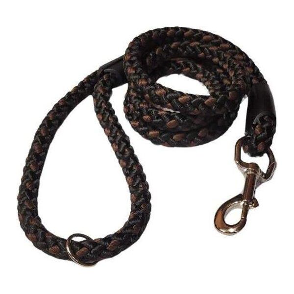 Guinzaglio Per Cani Palkar 150 Cm X 8 Mm Nero-Marrone-image