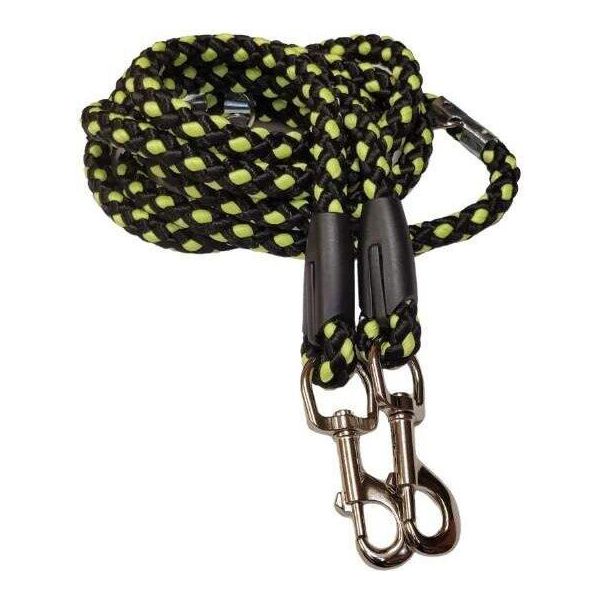 Guinzaglio Per Cani Commutabile Palkar 250 Cm X 8 Mm Nero-Fosforo-image
