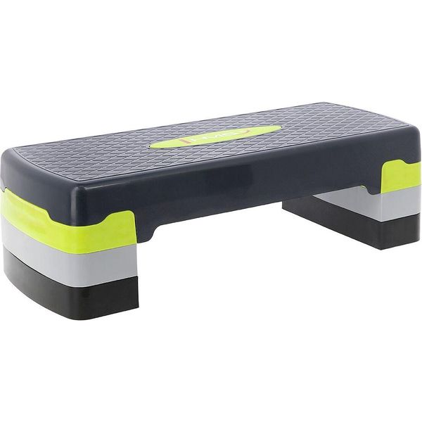 Pedana Per Gradini - Regolabile In Altezza E Antiscivolo Per Aerobica E Fitness Verde-image