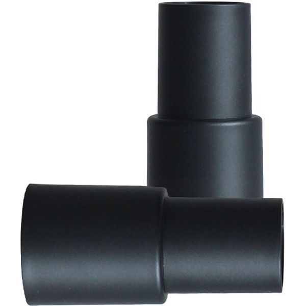 Set Di 2 Adattatori Di Collegamento Universali 35 / 32 Mm Per Bocchetta Per Pavimenti Hoover | Adattatore Di Collegamento In Nero | Riduttore Universale Per Bocchetta Hoover | Tubo Di Aspirazione - Adattatore Accessorio | Lunghezza - 73,2 Mm-image