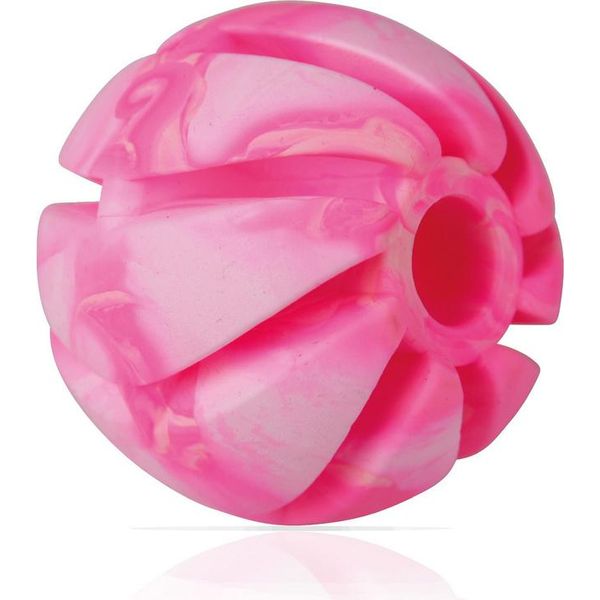 Palla Giocattolo Per Cani (Rosa) Ø7Cm, "Confezione Da 4"" Palla Giocattolo (100% Tpe) Palla Snack, Cura Dentale, Giocattolo Da Lancio Per Cani, Palla A Spirale Per Cani"-image