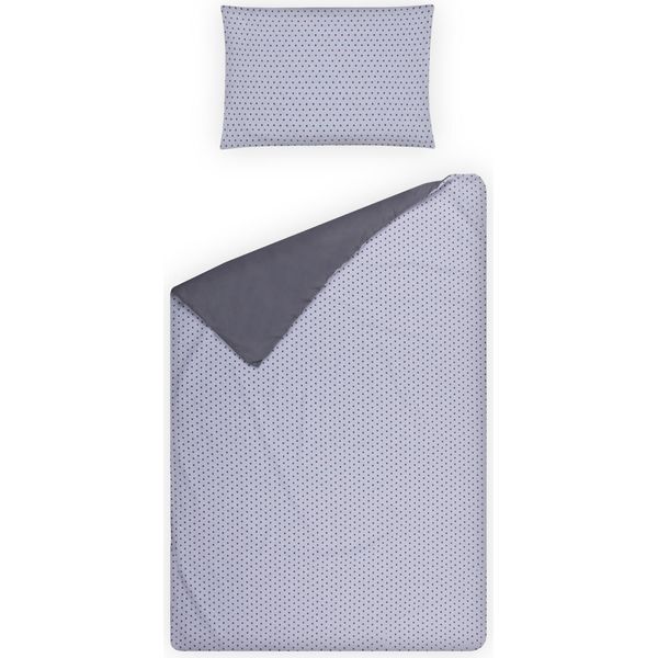 Biancheria Da Letto Per Bambini 2 Pezzi (100X135Cm / 40X60Cm), Cotone - Biancheria Da Letto Per Bambini Con Motivo A Pois - Copripiumino-image
