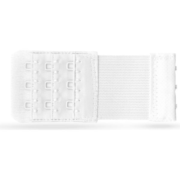 Estensore Per Reggiseno ( Confezione Da 3 ), Estensione Flessibile Per Reggiseni - Estensore Elastico Per Reggiseno 3 Ganci, Occhielli - 9,5 Cm X 4,0 Cm ( Bianco ) - Estensore Per Reggiseno-image