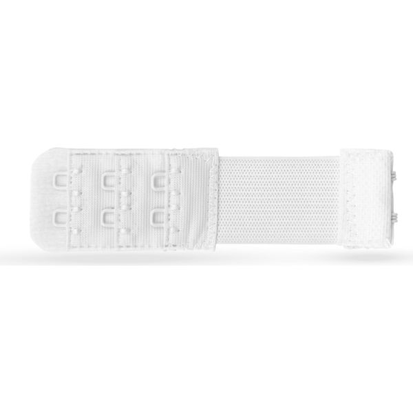 Estensore Per Reggiseno ( Confezione Da 3 ), Estensione Flessibile Per Reggiseni - Estensore Elastico Per Reggiseno 2 Ganci, Occhielli - 9,5 Cm X 2,5 Cm ( Bianco ) - Estensore Per Reggiseno-image
