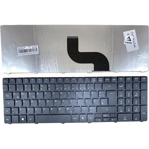 Deutsche - Tastiera Tastiera Nera Compatibile Per Acer Aspire 5820Tg-5454G50Mnks-image