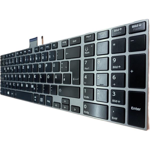 Tedesco - Tastiera Tastiera Compatibile Per Toshiba Satellite L855D-image