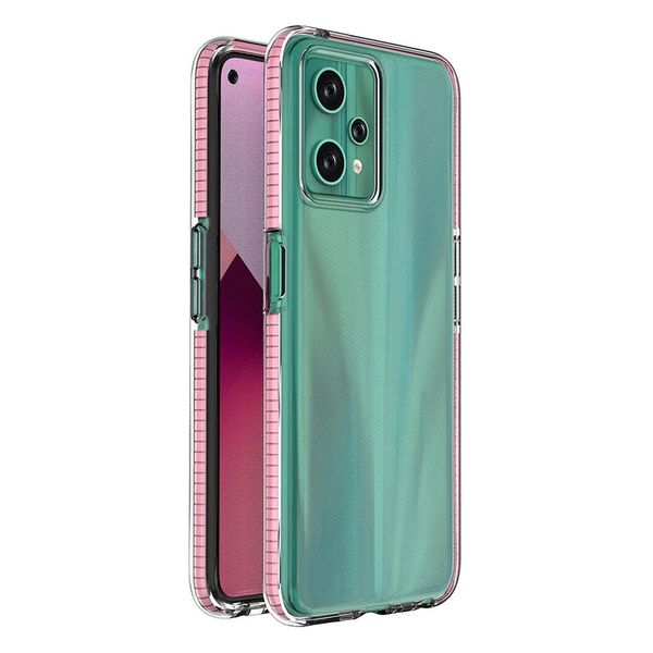 Custodia Primavera Realme 9 Pro Custodia In Silicone Con Cornice Rosa Chiaro-image