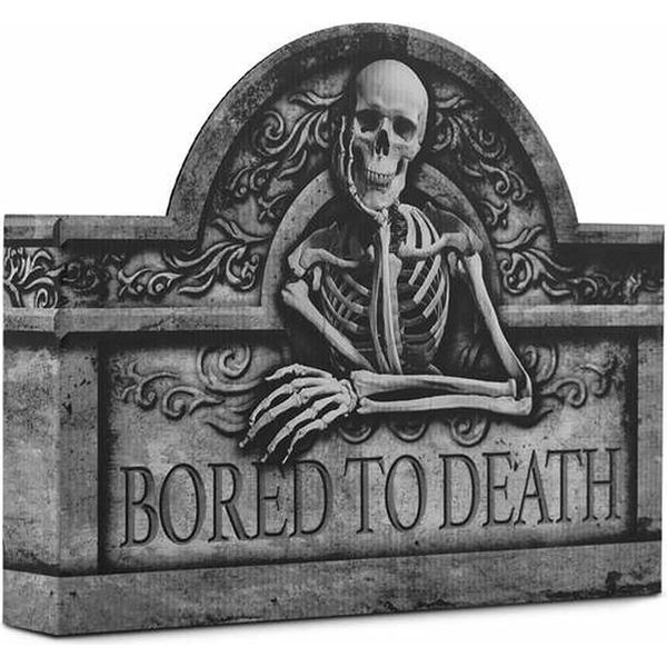 Decorazione Di Halloween L'altro Me Grabstein 27,5 X 37 Cm-image