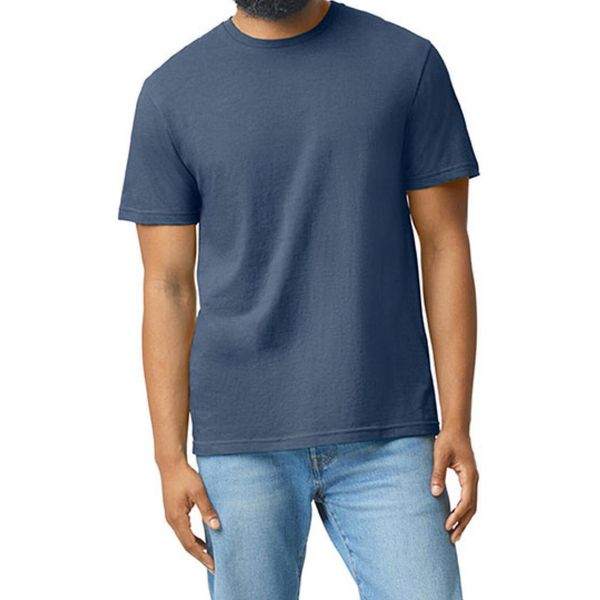Gildan 67000 | Softstyle® Cvc Maglietta Per Adulti Da S A 4XL - Colore: Navy Mist - Taglia: M-image
