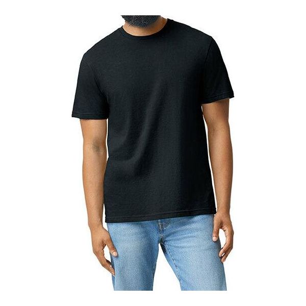 Gildan 67000 | Softstyle® Cvc Maglietta Per Adulti Da S A 4XL - Colore: Pitch Black - Taglia: Xxl-image