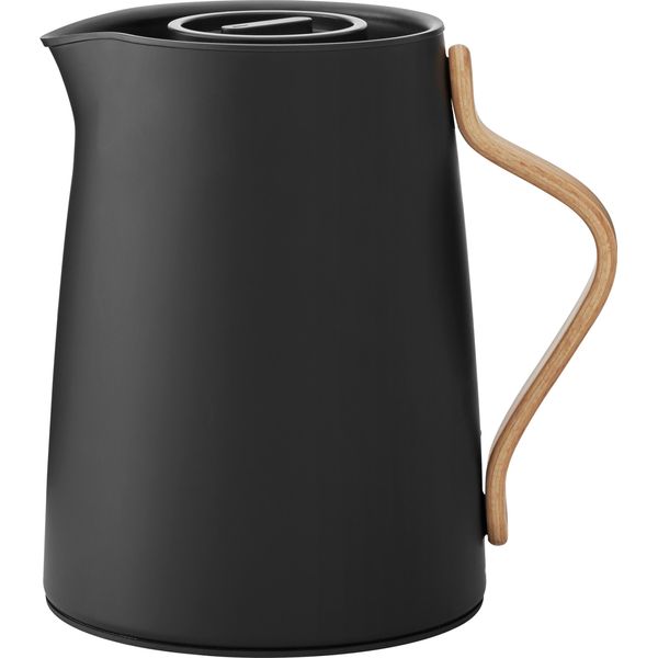 Stelton Emma - Caraffa Sottovuoto Per Il Tè Da 1,0 Litri - Nero Opaco-image