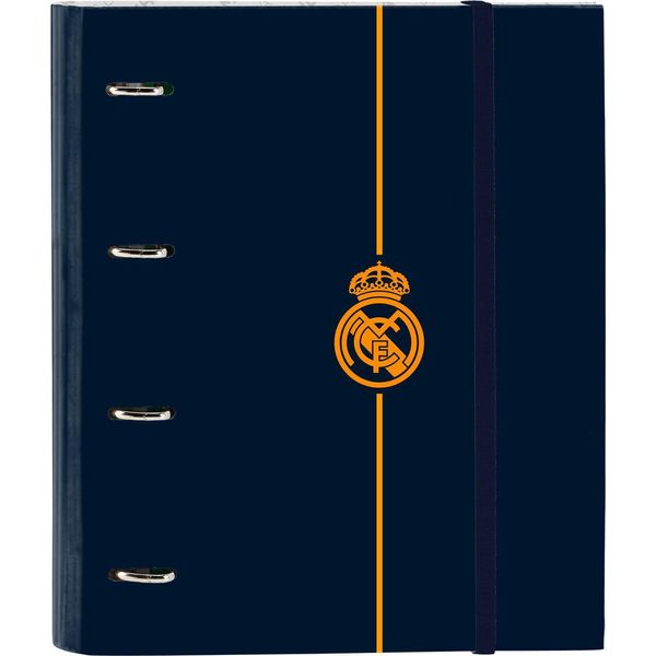 Raccoglitore Ad Anelli Real Madrid C.F. 2Nd Kit 24/25 Blu Navy 27 X 32 X 3,5 Cm-image