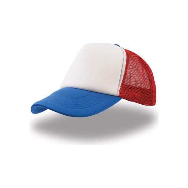 Atlantis Rapp | Original Trucker Cap - Colore: Bianco/Rosso/Royal - Taglia: Unica-image