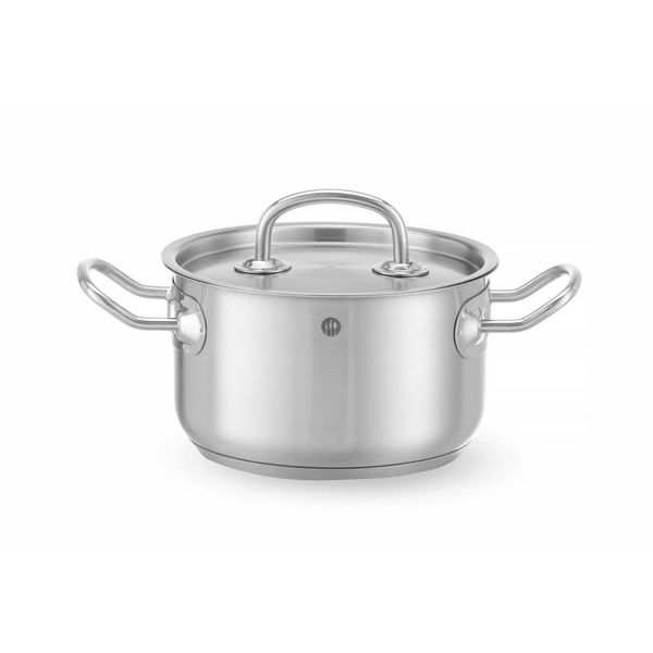 Hendi Bollitore Per Carne - Con Coperchio, Linea Cucina, 9,5L, ⌀280X(H)155Mm-image