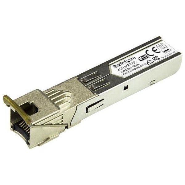Startech.Com Modulo Ricetrasmettitore Sfp Compatibile Hp 453154-B21 - Rame - 1000BASE-T - Rame - 1000 Mbps - Sfp - 100 M - Ieee 802.1Ab - Argento-image
