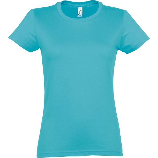 Sols - T-Shirt "Imperial"" Da Donna A Maniche Corte PC291 (M) (Blu Atollo)"-image