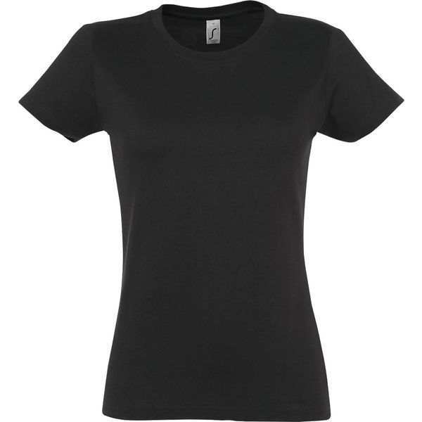 Sols - T-Shirt "Imperial"" Da Donna A Maniche Corte PC291 (L) (Grigio Scuro)"-image