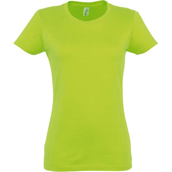Sols - T-Shirt "Imperial"" Da Donna A Maniche Corte PC291 (M) (Verde Mela)"-image
