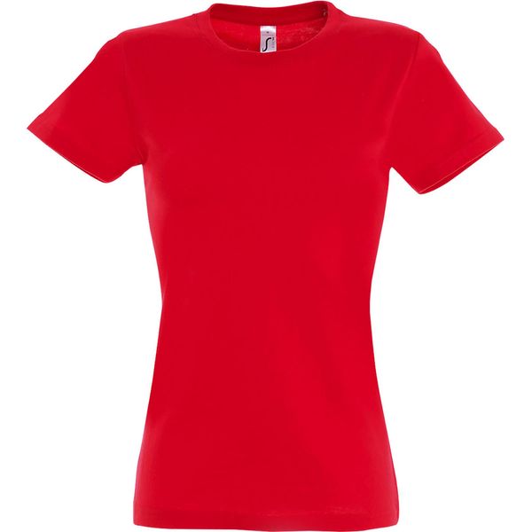 Sols - Maglietta "Imperial"" Da Donna A Maniche Corte PC291 (M) (Rosso)"-image