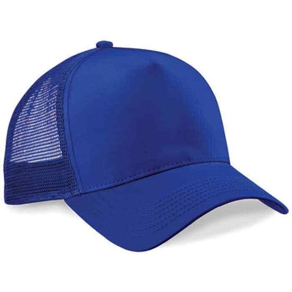 Trucker Retro Cap Beechfield Snapback Cap 5-Panel Vari Colori Colori (Bright Royal)-image