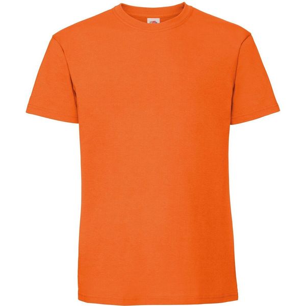 Maglietta Fruit Of The Loom Herren Premium RW5974 (M) (Arancione)-image
