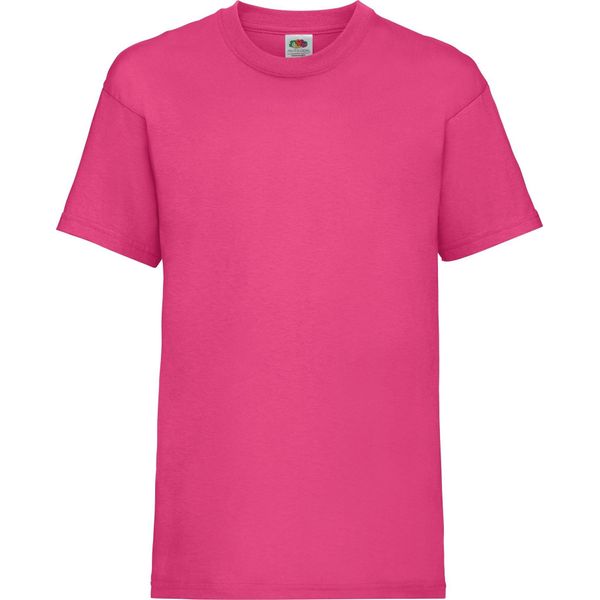 Maglietta Fruit Of The Loom Per Bambini, Manica Corta BC329 (9-11 Anni (140)) (Fucsia)-image