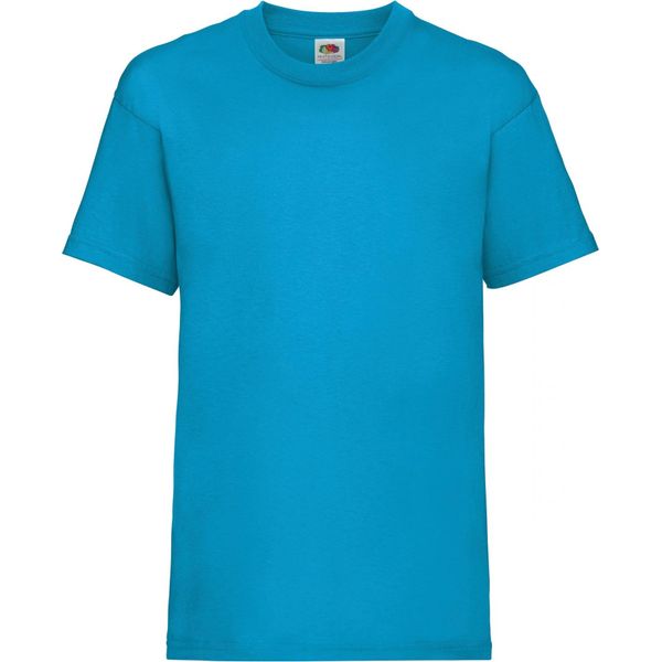 Maglietta Fruit Of The Loom Per Bambini, Manica Corta BC329 (9-11 Anni (140)) (Azzurro)-image