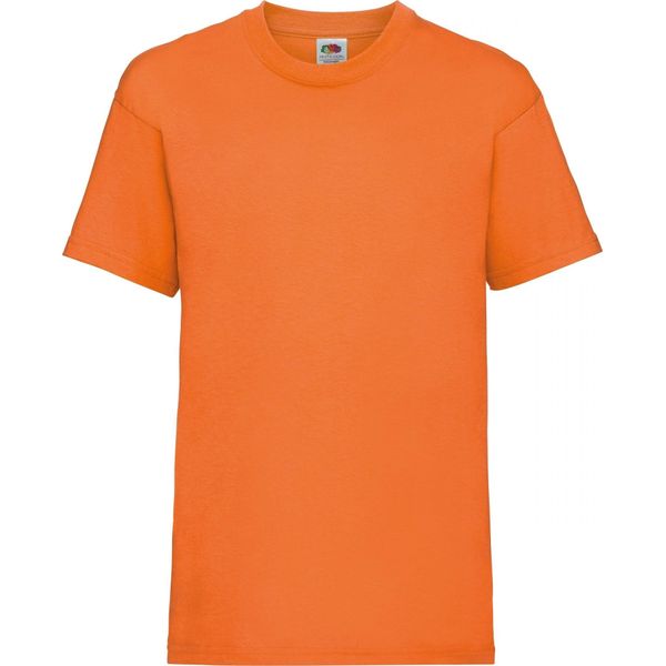 Maglietta Fruit Of The Loom Per Bambini, Manica Corta BC329 (3-4 Anni (104)) (Arancione)-image
