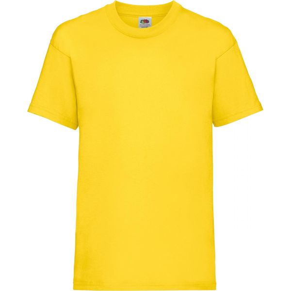 T-Shirt Fruit Of The Loom Per Bambini, Manica Corta (2 Pezzi/Confezione) BC4269 (3-4 Anni (104)) (Giallo)-image