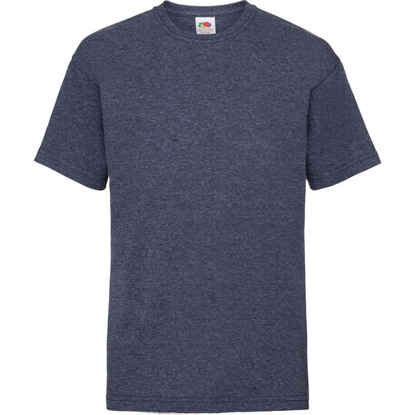 Maglietta Fruit Of The Loom Per Bambini, Manica Corta BC329 (3-4 Anni (104)) (Vintage Navy Screziato)-image