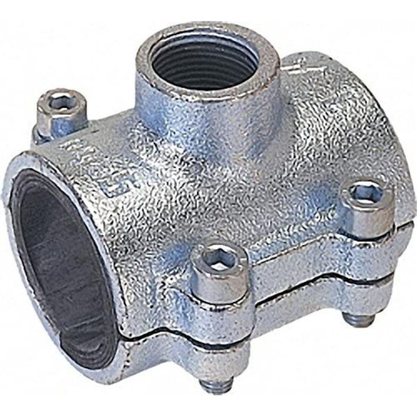 Morsetto In Ghisa Malleabile Gebo, Dn 20 - Ø 26,9 Mm X Ig 1/2 Inch - Per Tubo In Acciaio-image