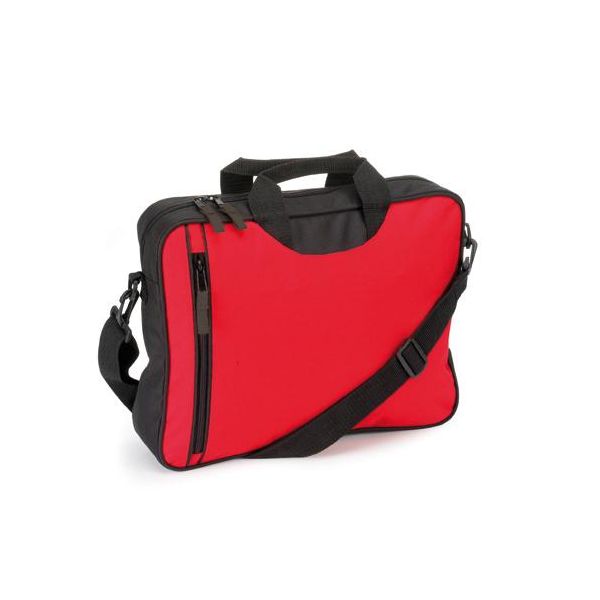 Borsa Portadocumenti Amsterdam | 37 X 29 X 8,5 Cm - Colore: Rosso/Nero - Dimensioni: 37 X 29 X 8,5 Cm-image