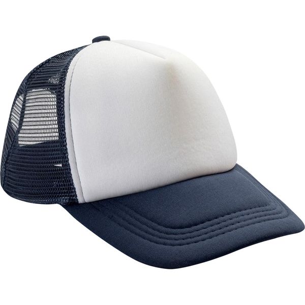 Result - Cappello Da Camionista Detroit BC4787 (Taglia Unica) (Blu/Bianco)-image