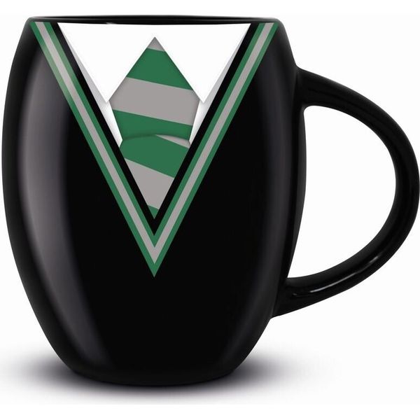 Harry Potter - Tazza Da Caffè "Uniforme Di Serpeverde"", Ovale PM703 (Taglia Unica) (Nero/Verde)"-image